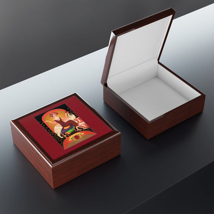 January & Garnet (from the Gem Series) by Sofia Chiostri Jewelry Box