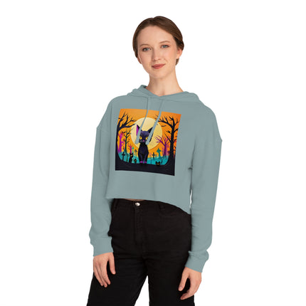 Phantom Parade Women’s Cropped Hooded Sweatshirt