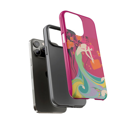 Mermaid Dive Phone Case – Vibrant Waves & Playful Elegance