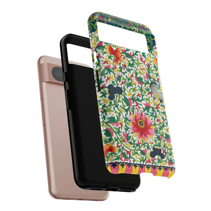 Colorful Floral Pattern by Owen Jones Phone Cases