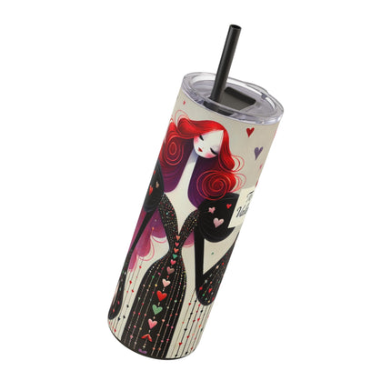 To My Valentine Skinny Matte Tumbler, 20oz