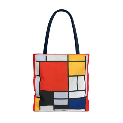 Composition with Red, Yellow, Blue, and Black by Piet Mondrian Tote Bag (AOP)