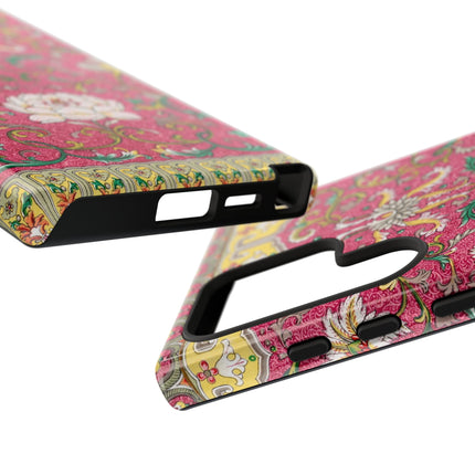 Pink Floral Pattern by Owen Jones Phone Cases