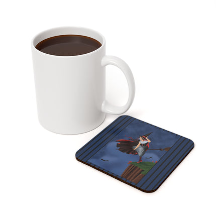 The Enchanted Witch Cork Back Coaster