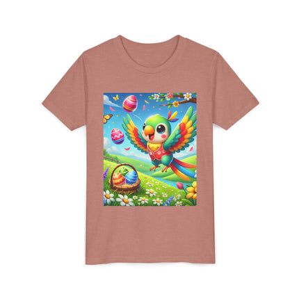 Easter Parrot Youth Short Sleeve Tee