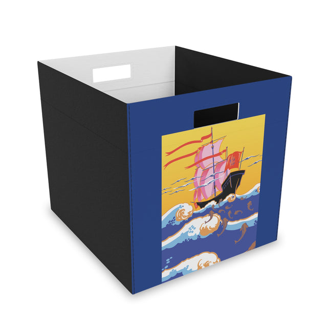 Golden Seas and Whimsical Dreams Felt Storage Box