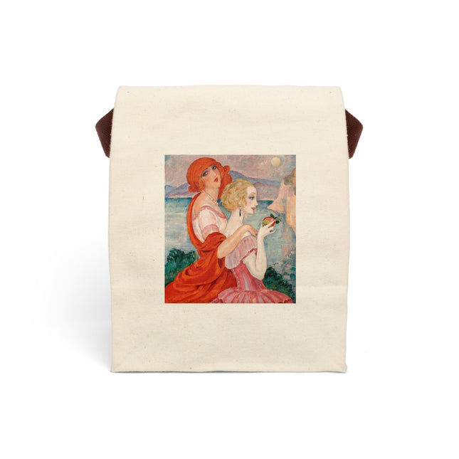 Sur la Route d'Anacapri by Gerda Wegener Canvas Lunch Bag With Strap