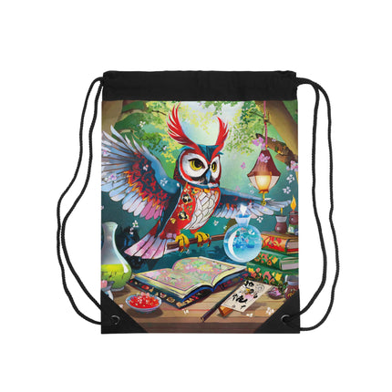 Owl's Magical Drawstring Bag