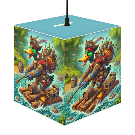 🦆⚔️ The Daring Drake Light Cube Lamp – Adventure, Freedom & Mythic Storytelling