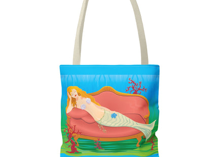 A Mermaid's Peaceful Refuge Tote Bag (AOP)