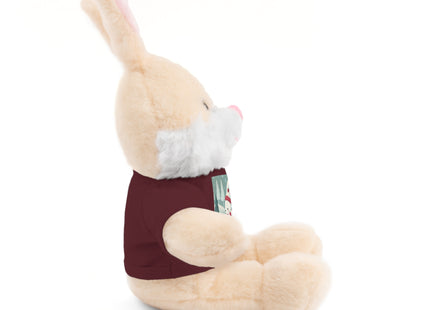 Candy Cane Timekeeper Bunny Stuffed Animals with Tee