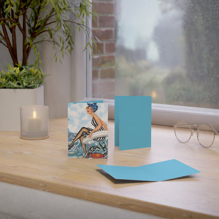 Playful Waves and Fashion Follies Greeting Cards (1, 10, 30, and 50pcs)