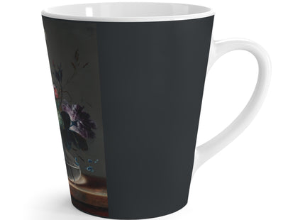 Floral Still Life by Johann Baptist Drechsler Latte Mug