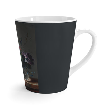 Floral Still Life by Johann Baptist Drechsler Latte Mug