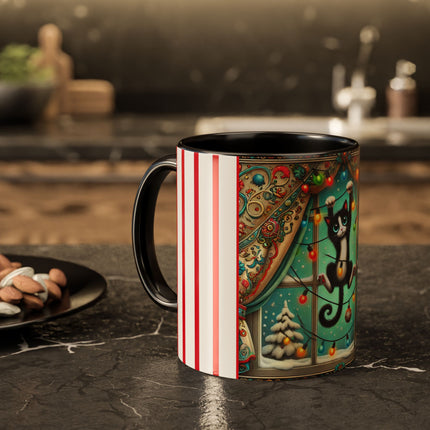 Mischief in Tinselland Colorful Mugs (11oz, 15oz)