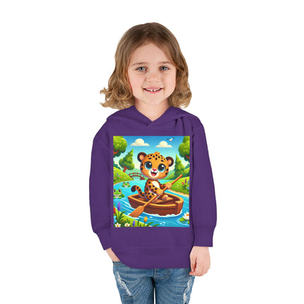 Little Explorer on the River Toddler Pullover Fleece Hoodie