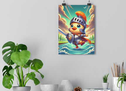 Valiant Duck Giclée Art Print
