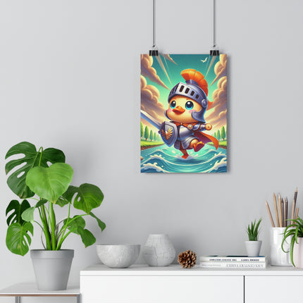 Valiant Duck Giclée Art Print