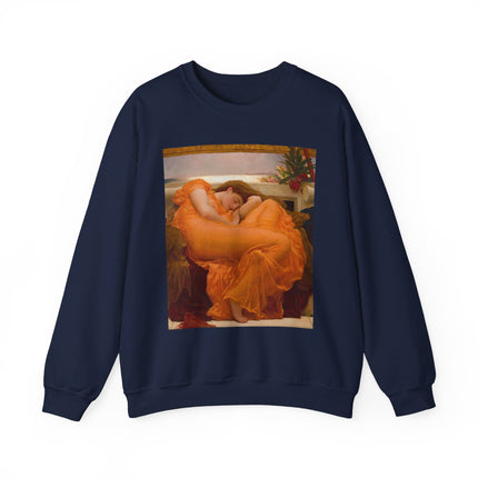 Flaming June by Frederic Leighton Heavy Blend™ Crewneck Sweatshirt