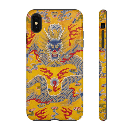 Majestic Dragon Regalia – Imperial 12-Symbol Robe Phone Cases