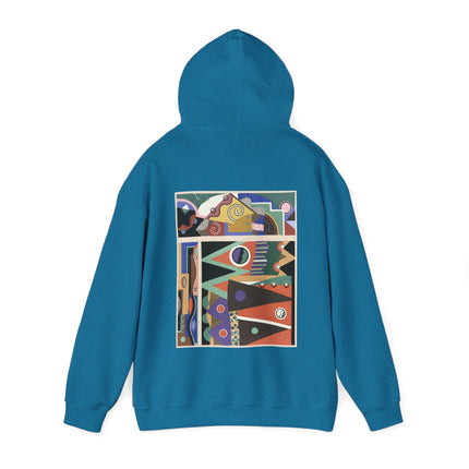 Collection decors et couleurs Pl.03 by Georges Valmier Heavy Blend™ Hooded Sweatshirt
