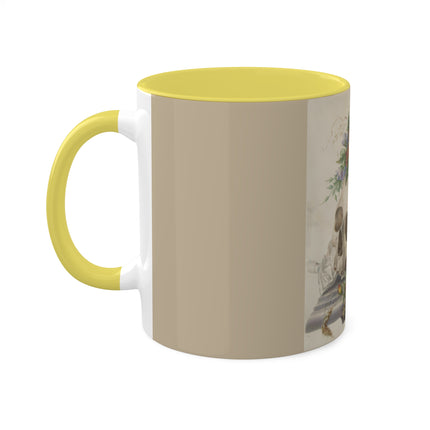 Vanitas Still Life by Herman Henstenburgh Colorful Mugs, 11oz