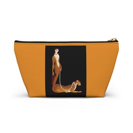 Leopard Queen Cosmetic Bag – Wild Glamour & Art Deco Elegance