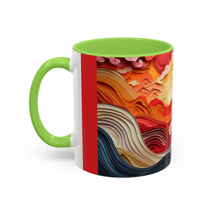 Vibrant Sunrise Sky Colorful Mugs (11oz, 15oz)