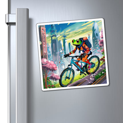 Cyberpunk Frog Magnets (3 Sizes)