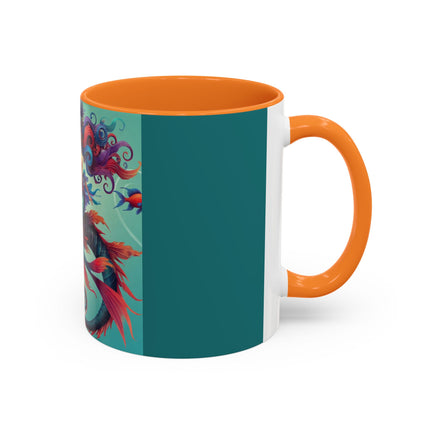 Mermaid & Sea Dragon Mug – Ocean Guardian & Mythic Beauty