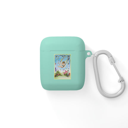Spring Fairy's Floral Swing AirPods Case