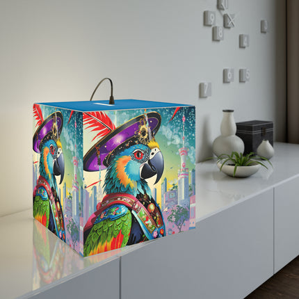 Tech Plumes Light Cube Lamp