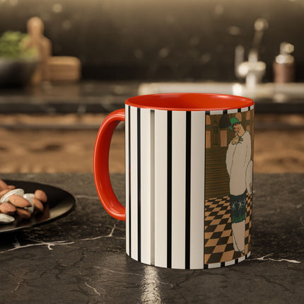 Les Hermines by Georges Lepape Colorful Mugs (11oz, 15oz)