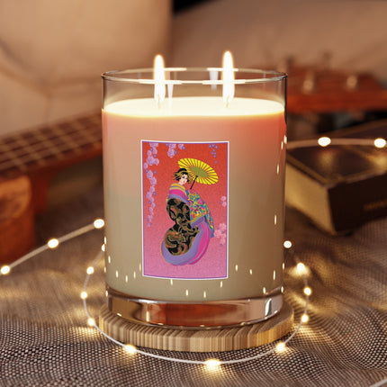 Enchanting Geisha Scented Candle - Scented Candle - Full Glass, 11oz
