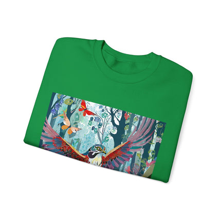Colorful Raptor Unisex Heavy Blend™ Crewneck Sweatshirt