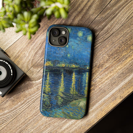 Starry Night Over the Rhone by Vincent Van Gogh Phone Cases