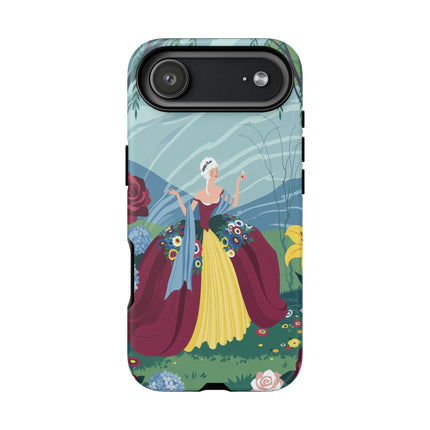 🌹🌿 The Willow Garden Promenade Phone Case – Art Deco Floral Elegance