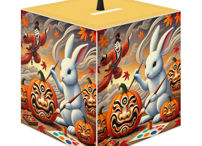 Halloween Rabbit’s Kabuki Jack-o’-Lanterns Light Cube Lamp