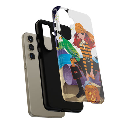 Moonlit Pirate Halloween Phone Cases