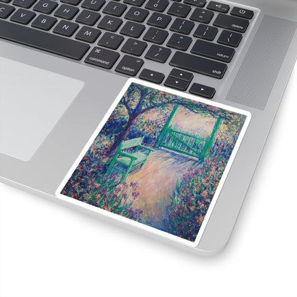 The Artist’s Garden (The Green Chair) by Theodore Earl Butler Kiss-Cut Stickers (4 Sizes)