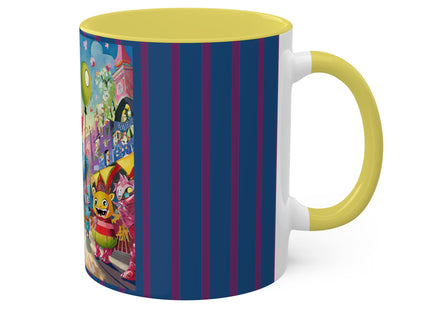 Monster Parade Madness Colorful Mugs, 11oz