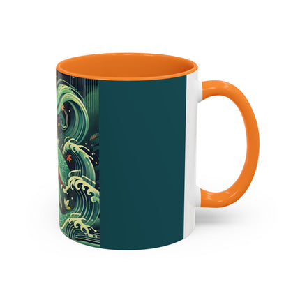 Mermaid Queen Rising from the Deep Colorful Mugs (11oz, 15oz)