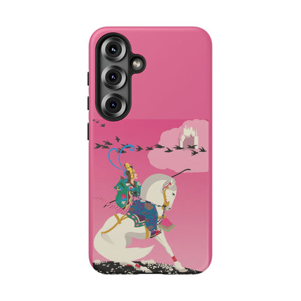 Samurai Princess on the White Steed Phone Case – Epic Grace & Mythic Power