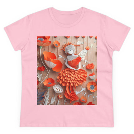 Poppy Fairy Women's Midweight Cotton Tee