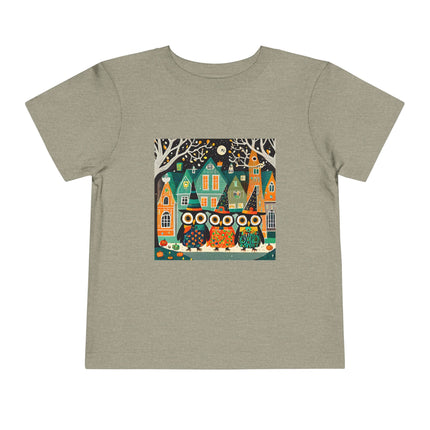 Night of the Trick-or-Treating Owlets Toddler Short Sleeve Tee