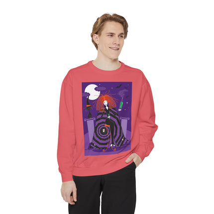 Mystic Elegance Unisex Garment-Dyed Sweatshirt