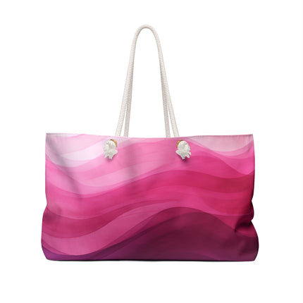 Autumn Serenade in Fuchsia and Pink Weekender Bag