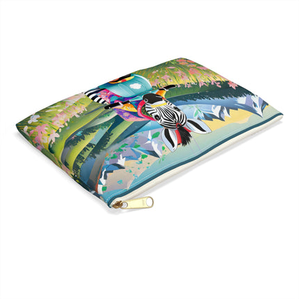 Stripes on Wheels Pencil Case