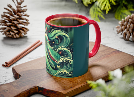 Mermaid Queen Rising from the Deep Colorful Mugs (11oz, 15oz)