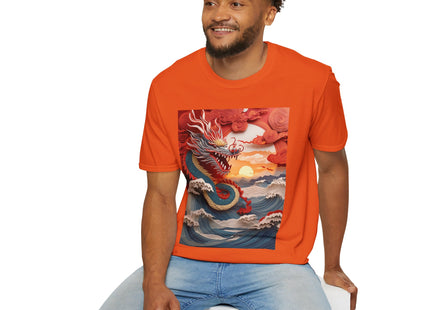 Stormbound Dragon Garment-Dyed T-shirt Softstyle T-Shirt